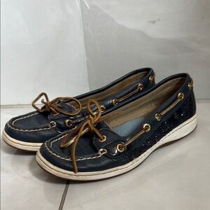Sherry Women's Top Sider Navy Boat Shoes